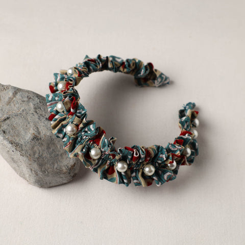  Handmade Fabart & Beadwork Hair Band