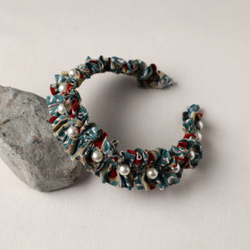  Handmade Fabart & Beadwork Hair Band