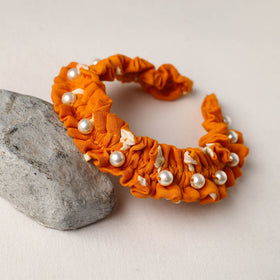  Handmade Fabart & Beadwork Hair Band