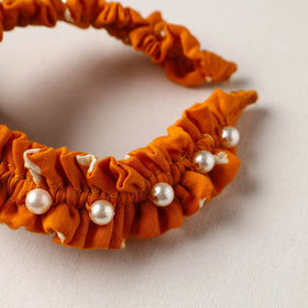  Handmade Fabart & Beadwork Hair Band