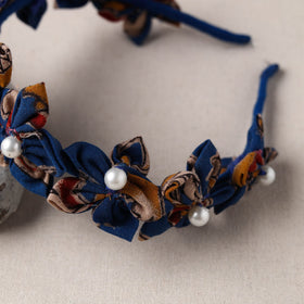  Handmade Fabart & Beadwork Hair Band 