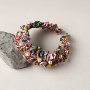  Handmade Fabart & Beadwork Hair Band