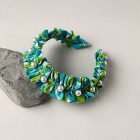  Handmade Fabart & Beadwork Hair Band