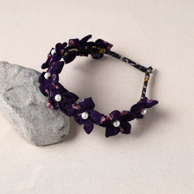  Handmade Fabart & Beadwork Hair Band 