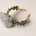 Handmade Fabart & Beadwork Hair Band 