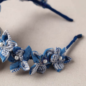  Handmade Fabart & Beadwork Hair Band 