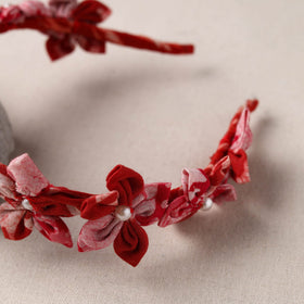  Handmade Fabart & Beadwork Hair Band 