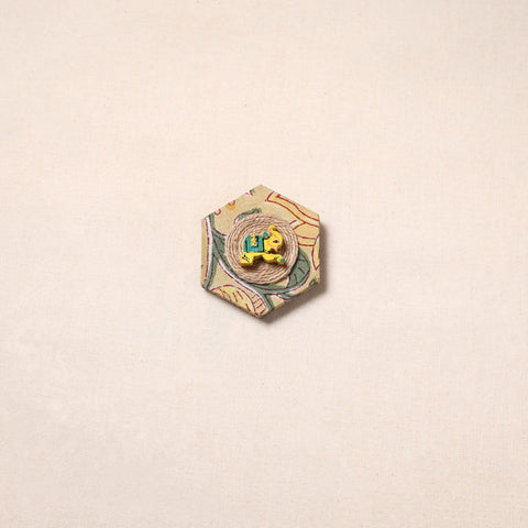 Handmade fabart elephant jute magnet (assorted) 18