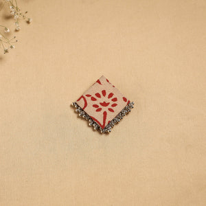 Handmade fabart ghungroo work hair clip 01 - handcrafted