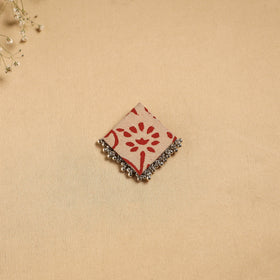 Handmade fabart ghungroo work hair clip 01 - handcrafted