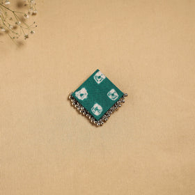 Handmade fabart ghungroo work hair clip 06 - handcrafted