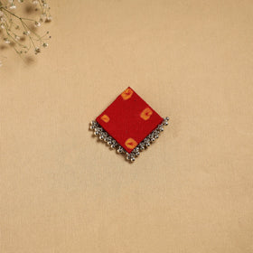 Handmade fabart ghungroo work hair clip 10 - handcrafted