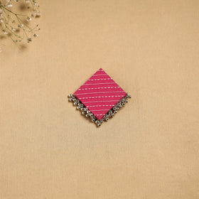 Handmade fabart ghungroo work hair clip 11 - handcrafted