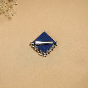 Handmade fabart ghungroo work hair clip 16 - handcrafted