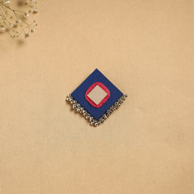 Handmade fabart ghungroo work hair clip 16 - handcrafted