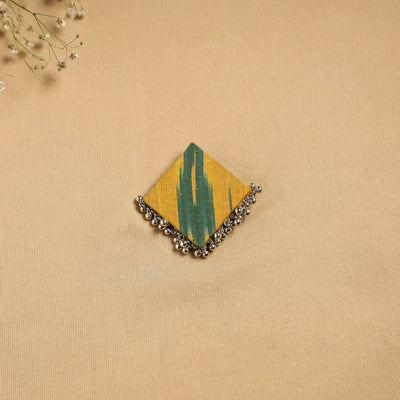 Handmade fabart ghungroo work hair clip 20 - handcrafted