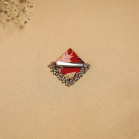 Handmade fabart ghungroo work hair clip 26 - handcrafted