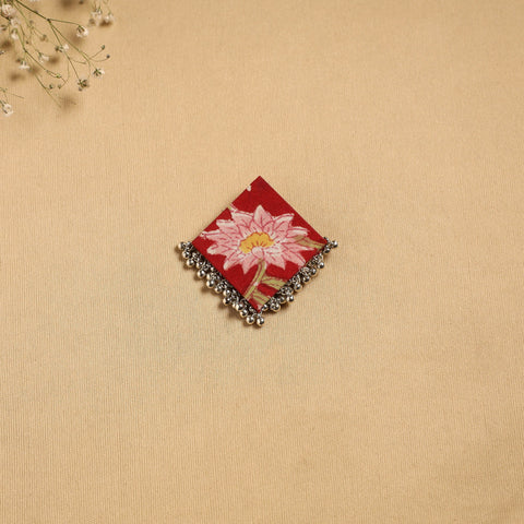 Handmade fabart ghungroo work hair clip 26 - handcrafted