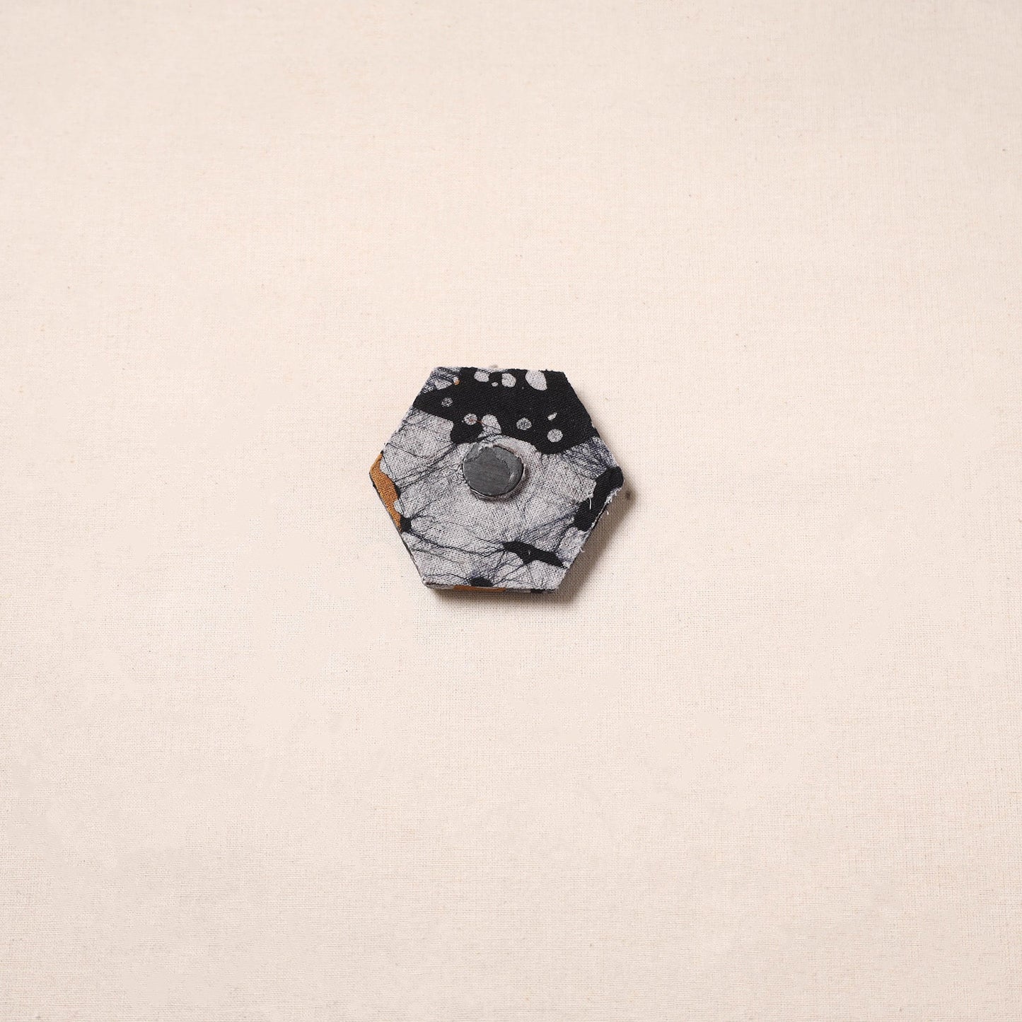 Handmade fabart jute magnet 03 - handcrafted