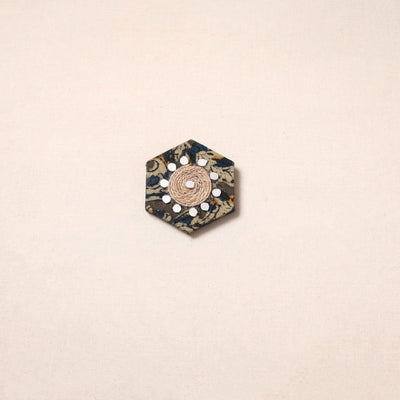 Handmade fabart jute magnet 04 - handcrafted