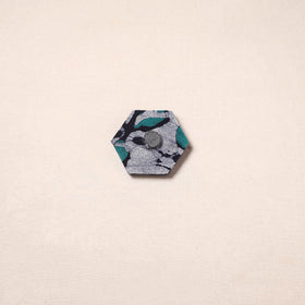 Handmade fabart jute magnet 05 - handcrafted