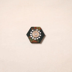 Handmade fabart jute magnet 06 - handcrafted