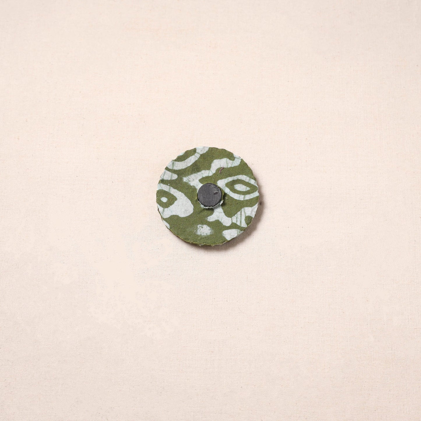 Handmade fabart jute magnet 08 - handcrafted