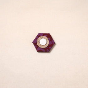 Handmade fabart jute magnet 13 - handcrafted