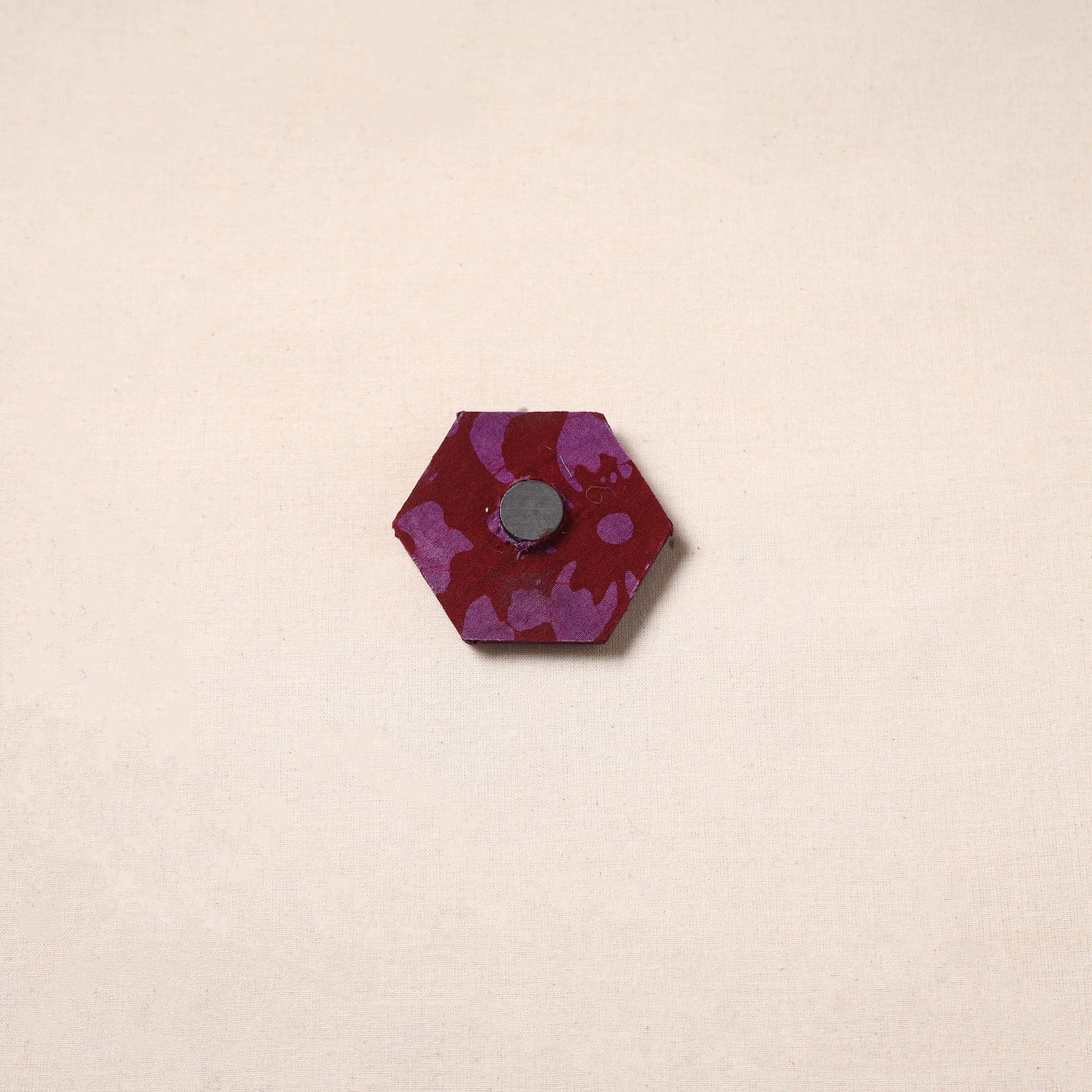 Handmade fabart jute magnet 13 - handcrafted