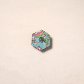 Handmade fabart jute magnet 15 - handcrafted