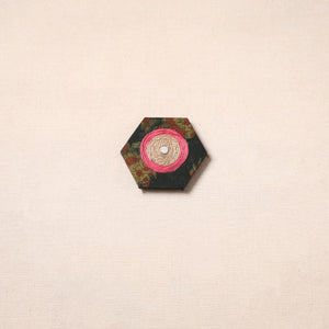 Handmade fabart parrot jute magnet (assorted) 29