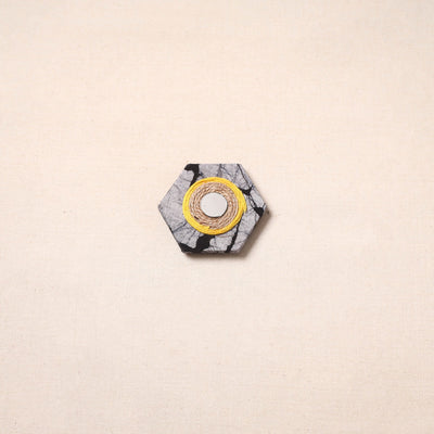 Handmade fabart parrot jute magnet (assorted) 23