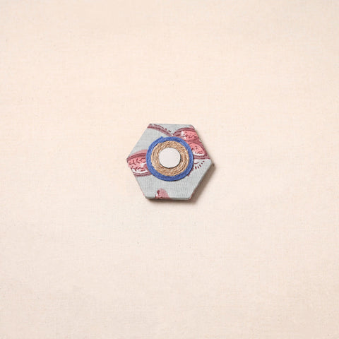 Handmade fabart parrot jute magnet (assorted) 24