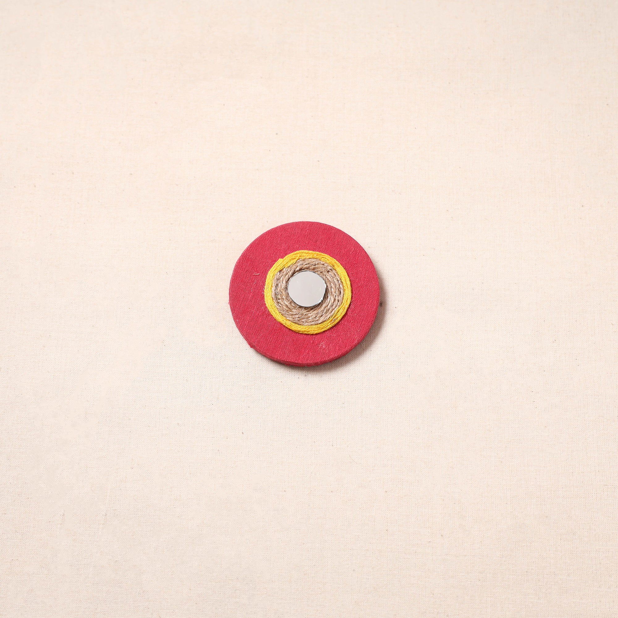 Handmade fabart parrot jute magnet (assorted) 27