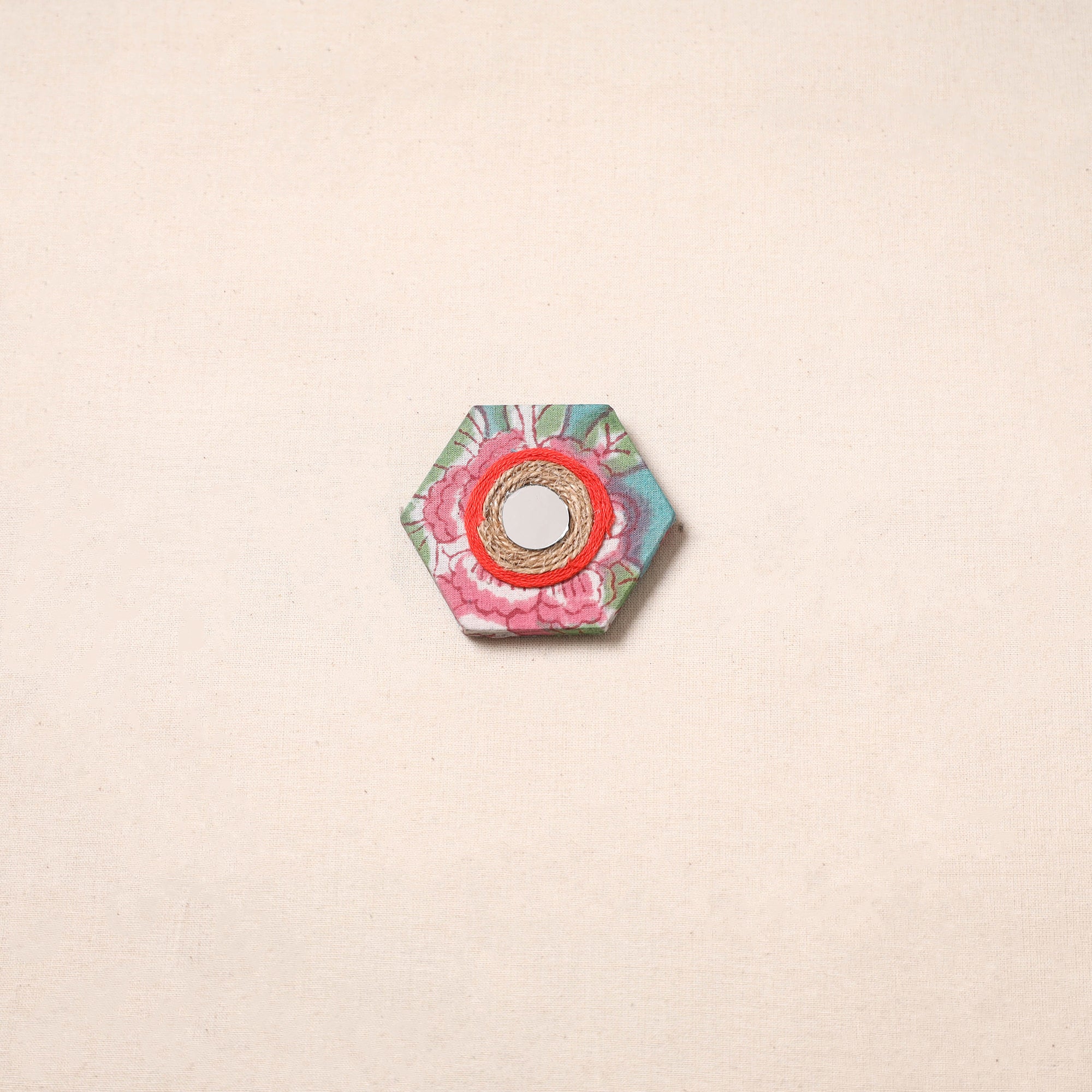 Handmade fabart parrot jute magnet (assorted) 28