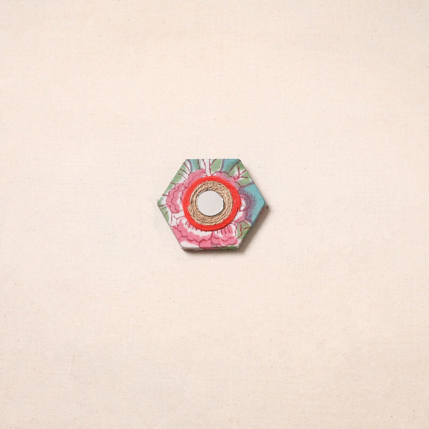 Handmade fabart parrot jute magnet (assorted) 28