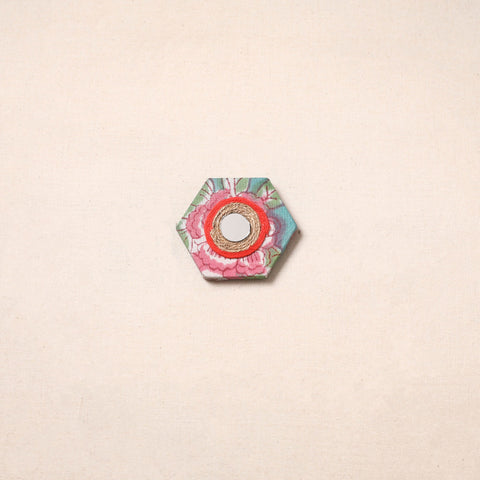 Handmade fabart parrot jute magnet (assorted) 28