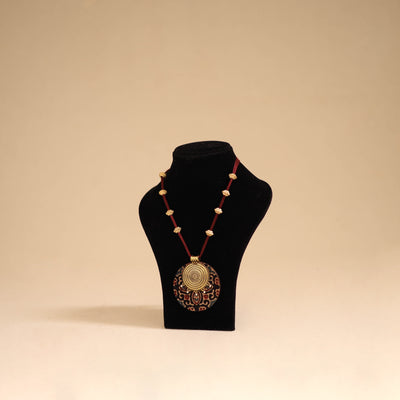 Handmade fabart pendant necklace 34 - handcrafted