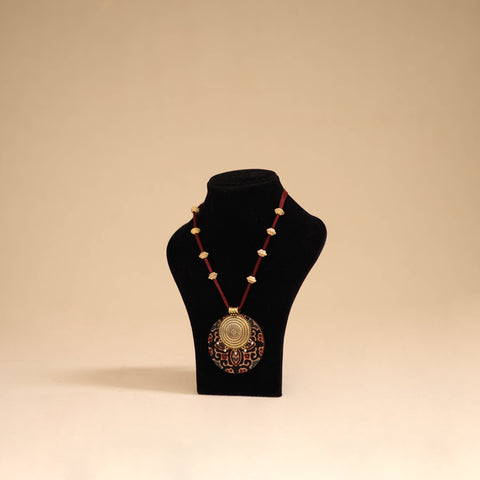 Handmade fabart pendant necklace 34 - handcrafted