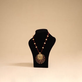 Handmade fabart pendant necklace 34 - handcrafted