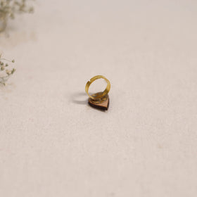 Handmade fabart ring 100 - handcrafted