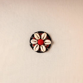  Handmade Fabart Wooden Shell Work Magnet  