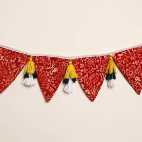  Handmade Fabric Beads & Tassels Toran