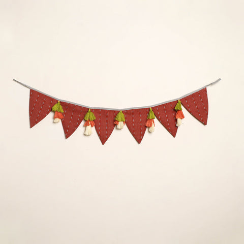  Handmade Fabric Beads & Tassels Toran