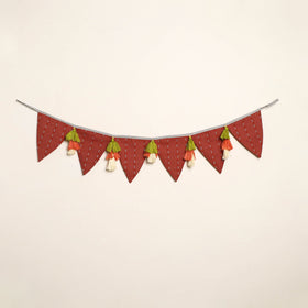  Handmade Fabric Beads & Tassels Toran