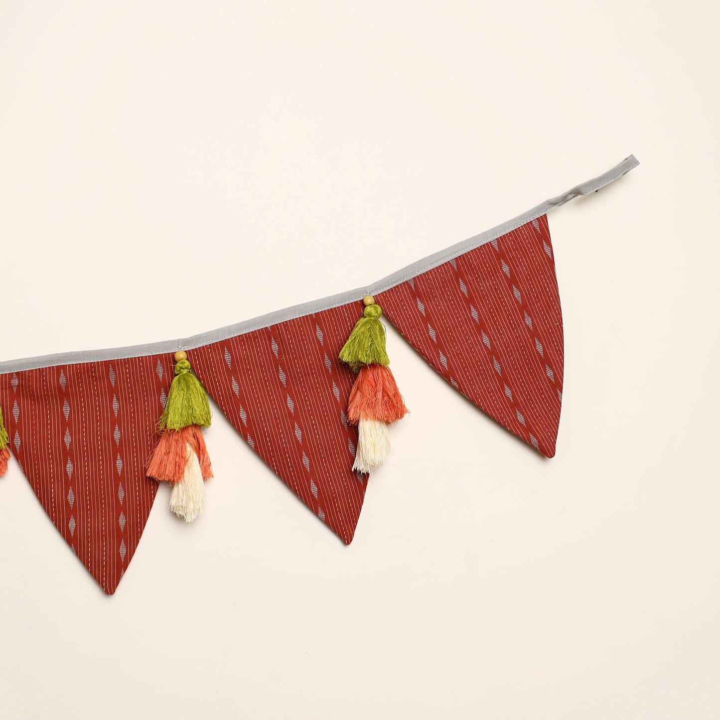  Handmade Fabric Beads & Tassels Toran