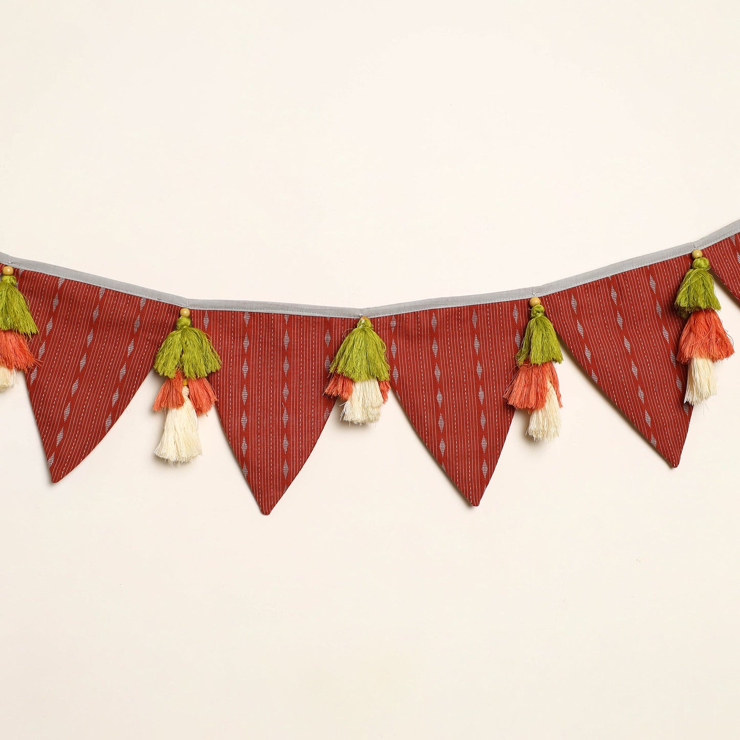  Handmade Fabric Beads & Tassels Toran