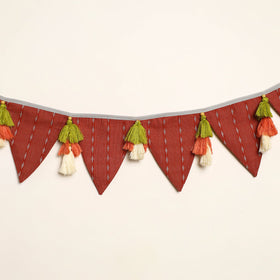  Handmade Fabric Beads & Tassels Toran