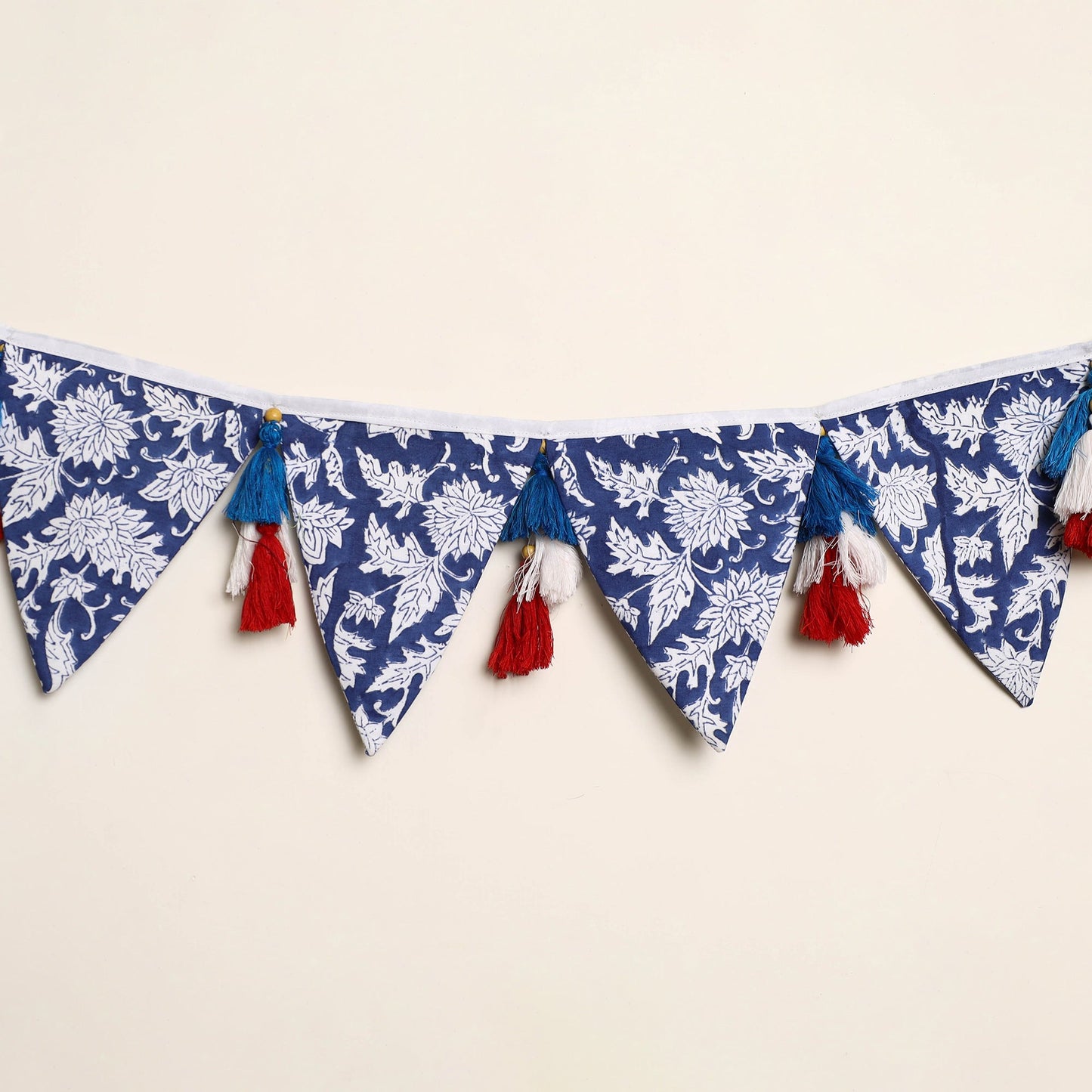  Handmade Fabric Beads & Tassels Toran