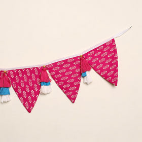  Handmade Fabric Beads & Tassels Toran